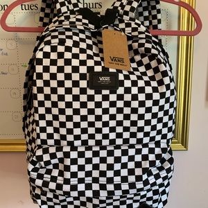 Never Used, New Vans Checkered Backpack - w tags!